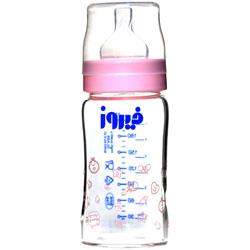 شیشه شیر خوری پیرکس دخترانه 220 میلی لیتر فیروز